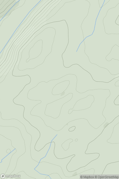 Thumbnail image for Penybryn showing contour plot for surrounding peak