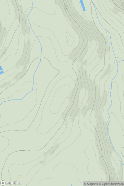 Thumbnail image for Pen Bwlch-Cynnant showing contour plot for surrounding peak