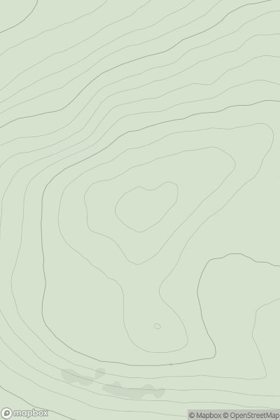 Thumbnail image for Waughton Hill showing contour plot for surrounding peak