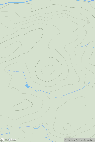 Thumbnail image for Pencoed showing contour plot for surrounding peak