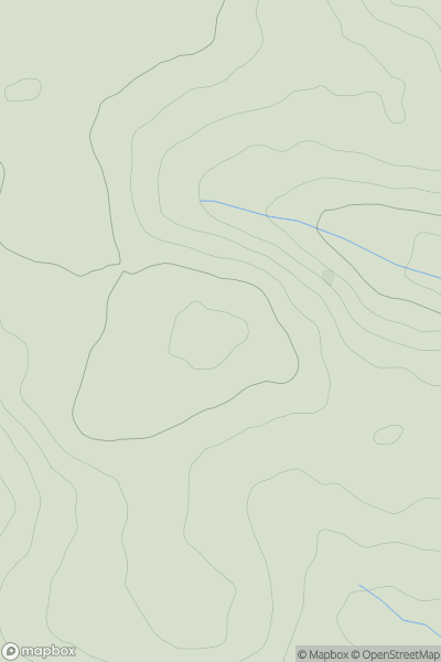 Thumbnail image for Waun showing contour plot for surrounding peak