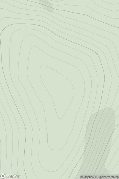 Thumbnail image for Ronas Hill showing contour plot for surrounding peak