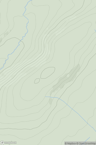 Thumbnail image for Pen Ffynnon-Deilo showing contour plot for surrounding peak