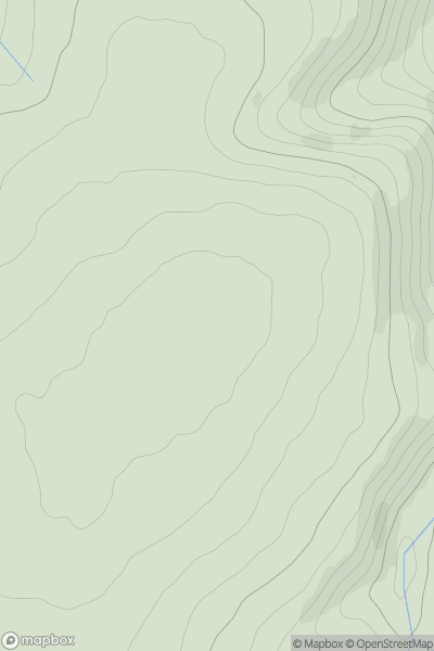Thumbnail image for Pen Gilfachgynyddion showing contour plot for surrounding peak
