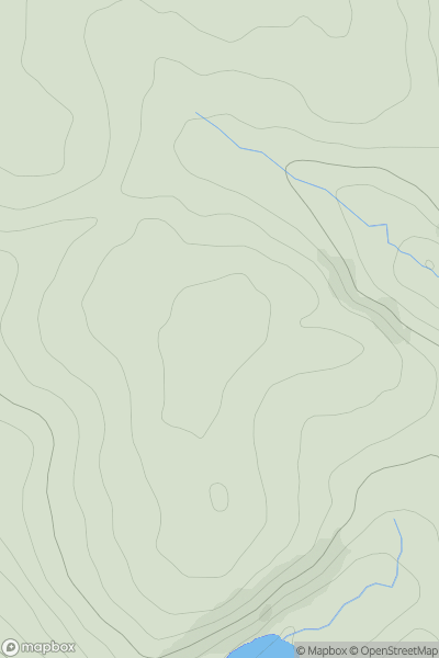Thumbnail image for Pen Fronfelon showing contour plot for surrounding peak