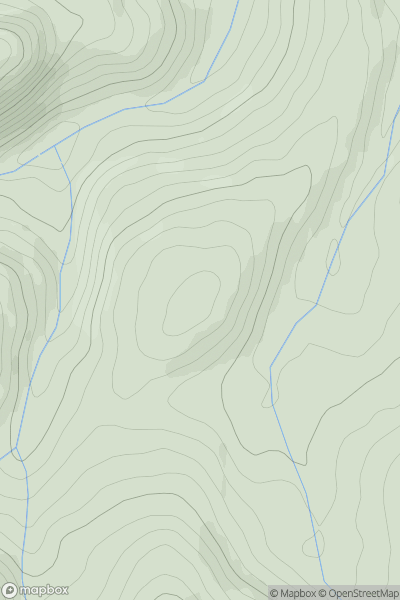 Thumbnail image for Cefncyfrifol showing contour plot for surrounding peak
