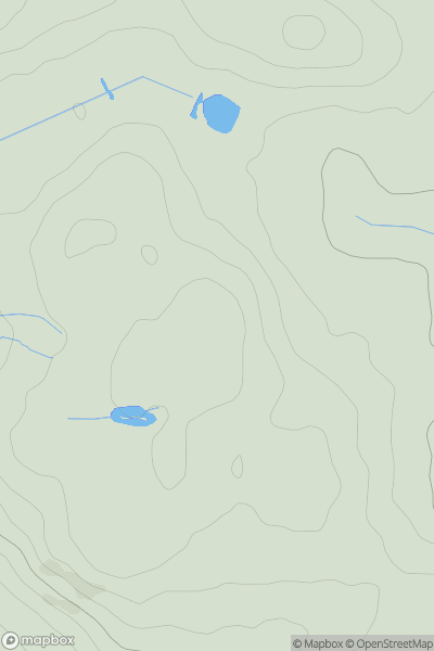 Thumbnail image for Bryncipill showing contour plot for surrounding peak