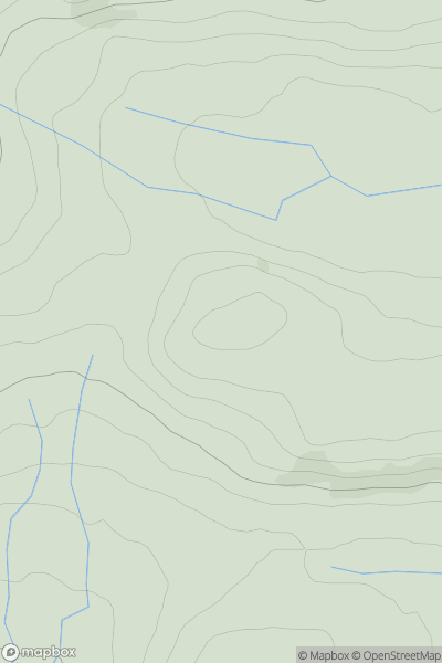 Thumbnail image for Penbedw showing contour plot for surrounding peak