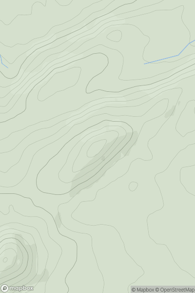 Thumbnail image for Kempster's Hill showing contour plot for surrounding peak