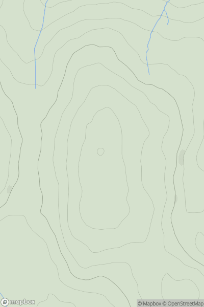 Thumbnail image for Pen-sarn-fach showing contour plot for surrounding peak