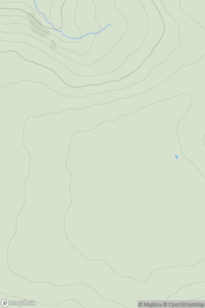 Thumbnail image for North Fawr Hill showing contour plot for surrounding peak