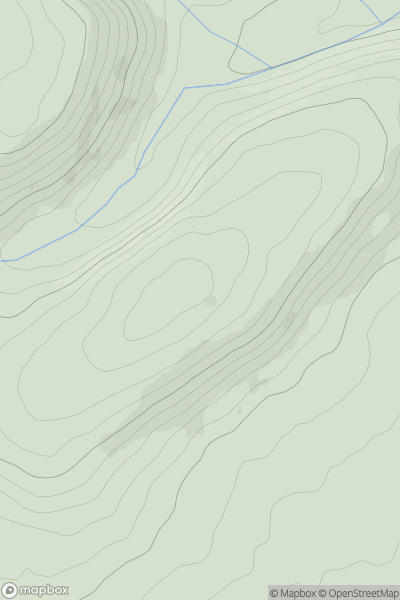 Thumbnail image for Pen Tan-y-lan showing contour plot for surrounding peak