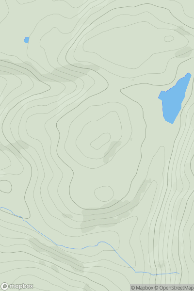 Thumbnail image for Pen Glanmerin showing contour plot for surrounding peak