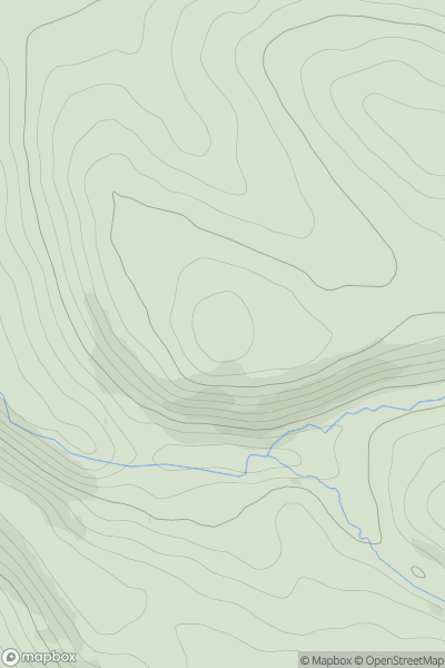 Thumbnail image for Penyglog showing contour plot for surrounding peak