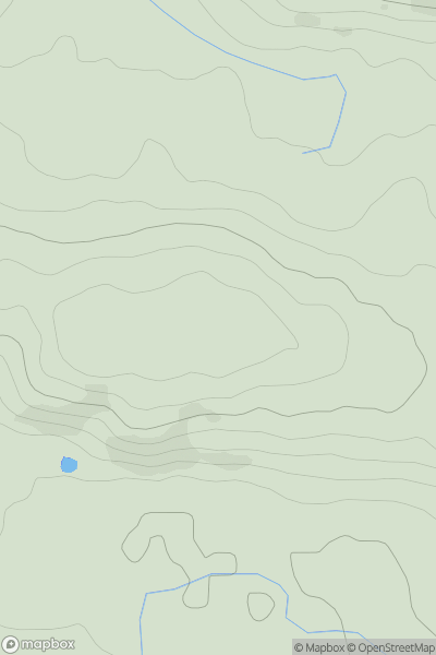 Thumbnail image for Cefncoed showing contour plot for surrounding peak
