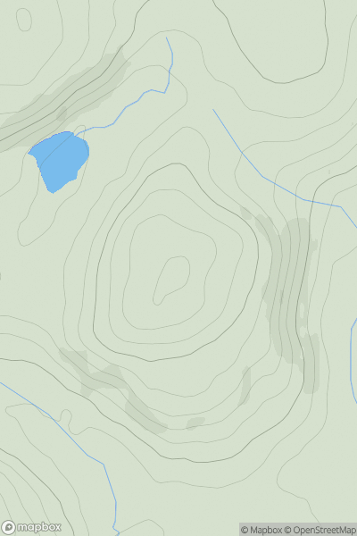Thumbnail image for Upper Forest showing contour plot for surrounding peak