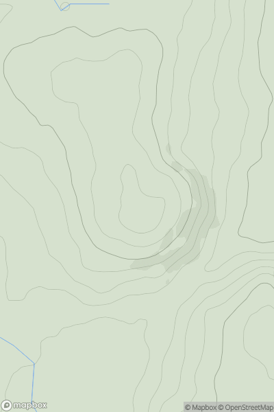 Thumbnail image for Cockshead Hill showing contour plot for surrounding peak