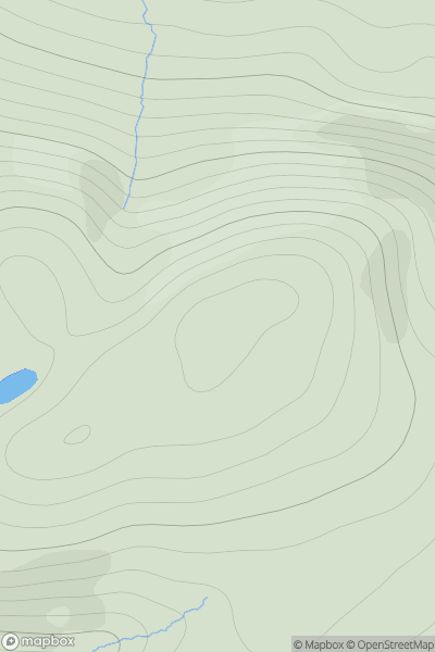 Thumbnail image for Sandness Hill showing contour plot for surrounding peak