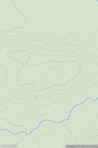 Thumbnail image for Cefn-garth-uchaf showing contour plot for surrounding peak