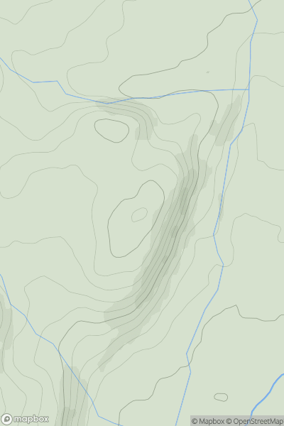Thumbnail image for Allt Mes showing contour plot for surrounding peak