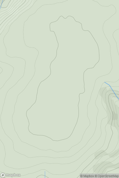 Thumbnail image for Pencaerau Bach showing contour plot for surrounding peak