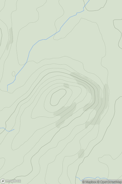 Thumbnail image for Penlanblaen-nos showing contour plot for surrounding peak