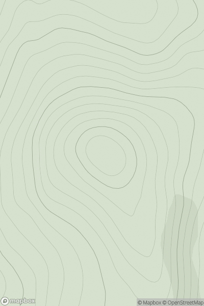 Thumbnail image for Ward of Bressay showing contour plot for surrounding peak