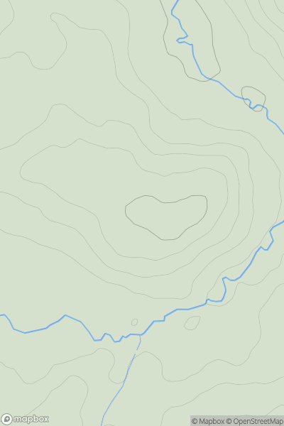 Thumbnail image for Penygelli showing contour plot for surrounding peak