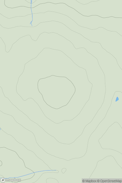 Thumbnail image for Pantsaeson Hill showing contour plot for surrounding peak