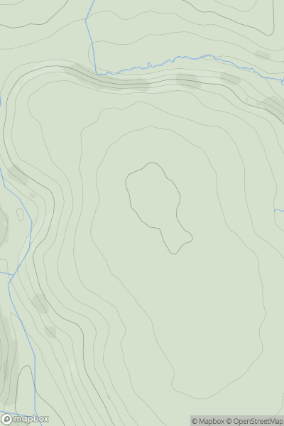 Thumbnail image for Penrhos showing contour plot for surrounding peak