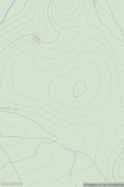 Thumbnail image for Penrhiwsych showing contour plot for surrounding peak