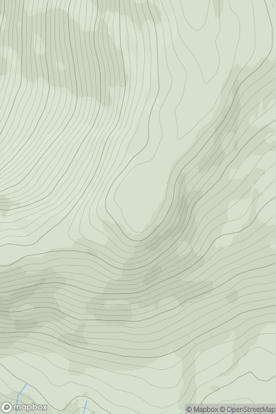 Thumbnail image for Stob an Fhir-Bhogha showing contour plot for surrounding peak