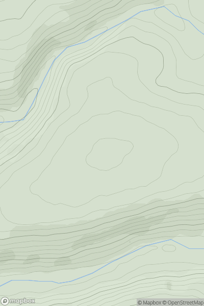 Thumbnail image for Penhill showing contour plot for surrounding peak