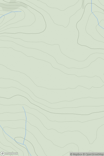 Thumbnail image for Pen Pantyrhedyn showing contour plot for surrounding peak