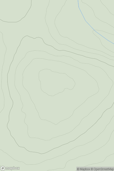 Thumbnail image for Scotland Hill showing contour plot for surrounding peak