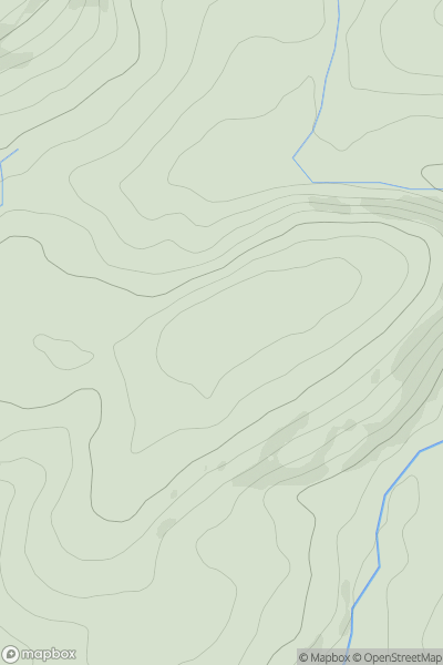 Thumbnail image for Penylan showing contour plot for surrounding peak