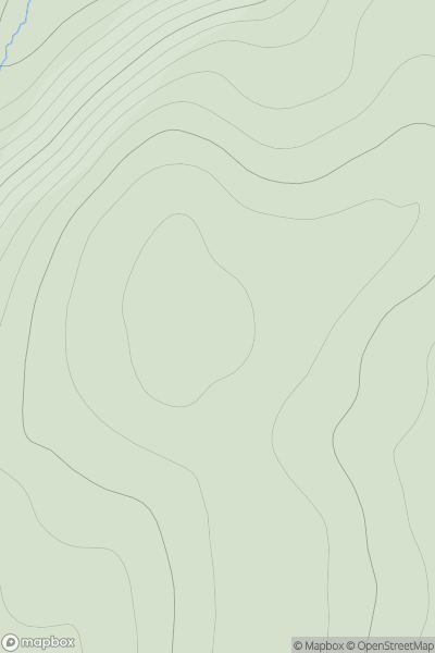 Thumbnail image for Cunnigill Hill showing contour plot for surrounding peak