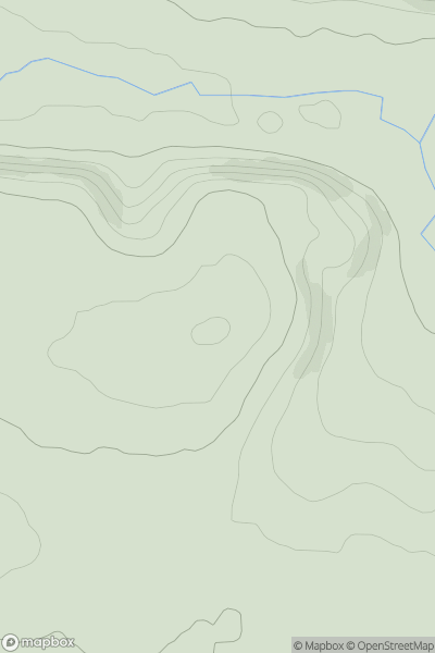 Thumbnail image for Bryn-meillion showing contour plot for surrounding peak