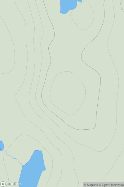 Thumbnail image for White Grunafirth showing contour plot for surrounding peak