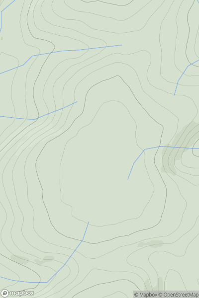 Thumbnail image for Allt Cwm-Perrot showing contour plot for surrounding peak
