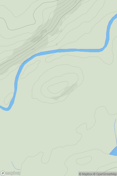 Thumbnail image for Trehafren showing contour plot for surrounding peak