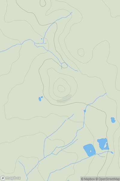 Thumbnail image for Banc y Warren showing contour plot for surrounding peak