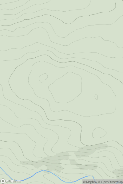 Thumbnail image for Bryn-yr-eithin showing contour plot for surrounding peak