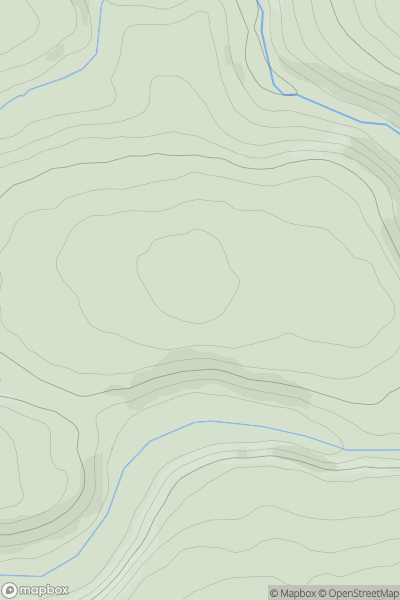 Thumbnail image for Pen Llanwern showing contour plot for surrounding peak