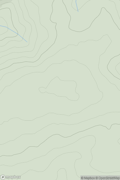 Thumbnail image for Bryn Llansteffan showing contour plot for surrounding peak
