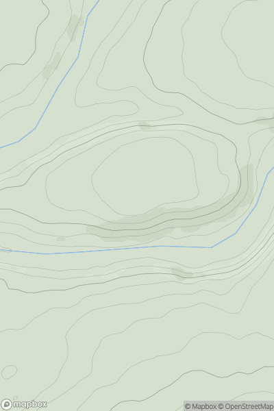 Thumbnail image for Pen Esgyrn showing contour plot for surrounding peak