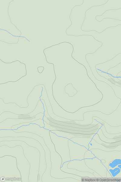 Thumbnail image for Broadway Hill showing contour plot for surrounding peak