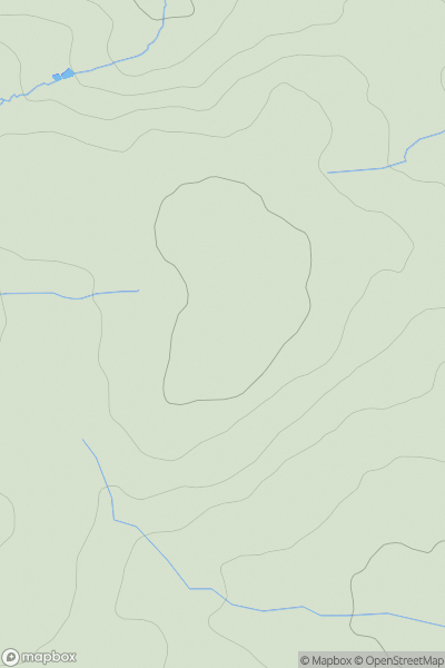 Thumbnail image for Pen Sarn-gwm showing contour plot for surrounding peak