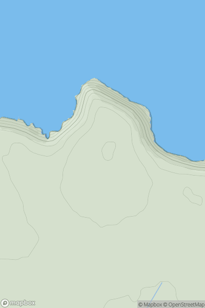 Thumbnail image for Borough Head showing contour plot for surrounding peak