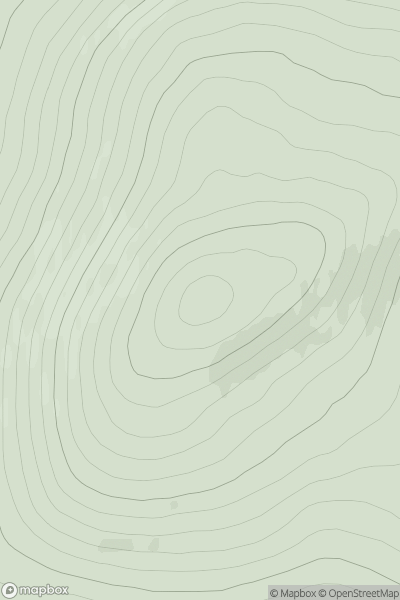 Thumbnail image for Wideford Hill showing contour plot for surrounding peak